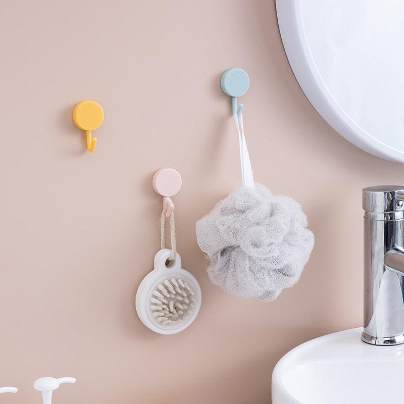 10-Piece Self-Adhesive Wall Hook Set