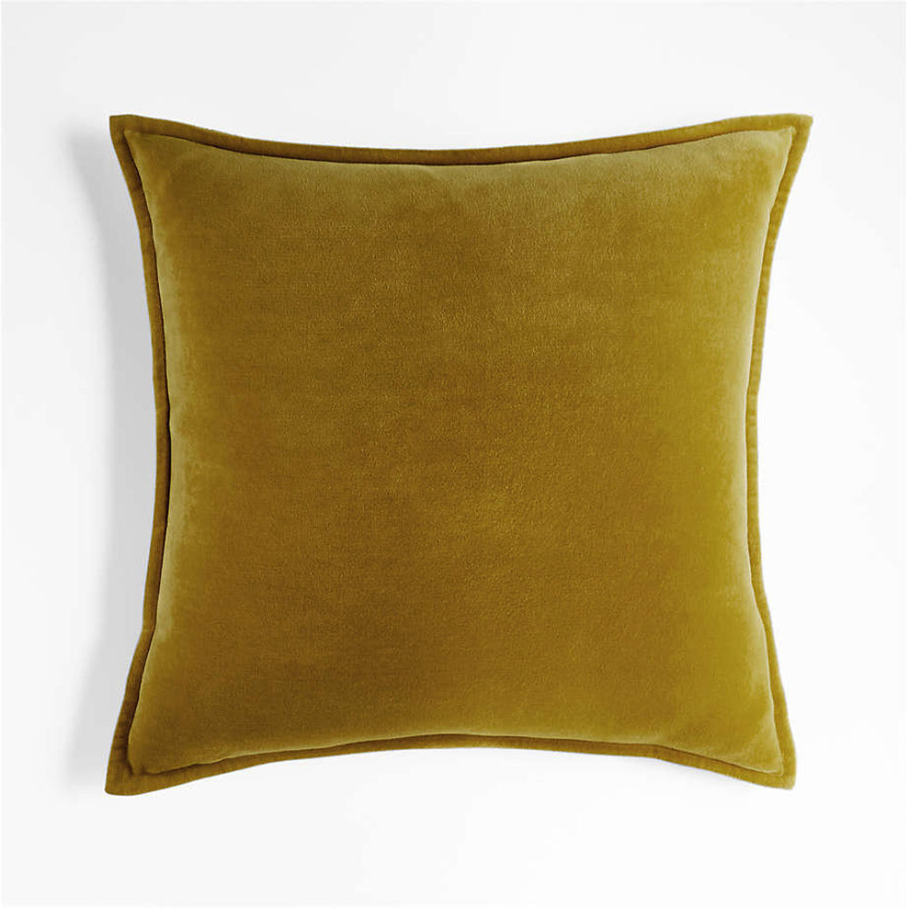 Velvet Throw Pillow with Insert