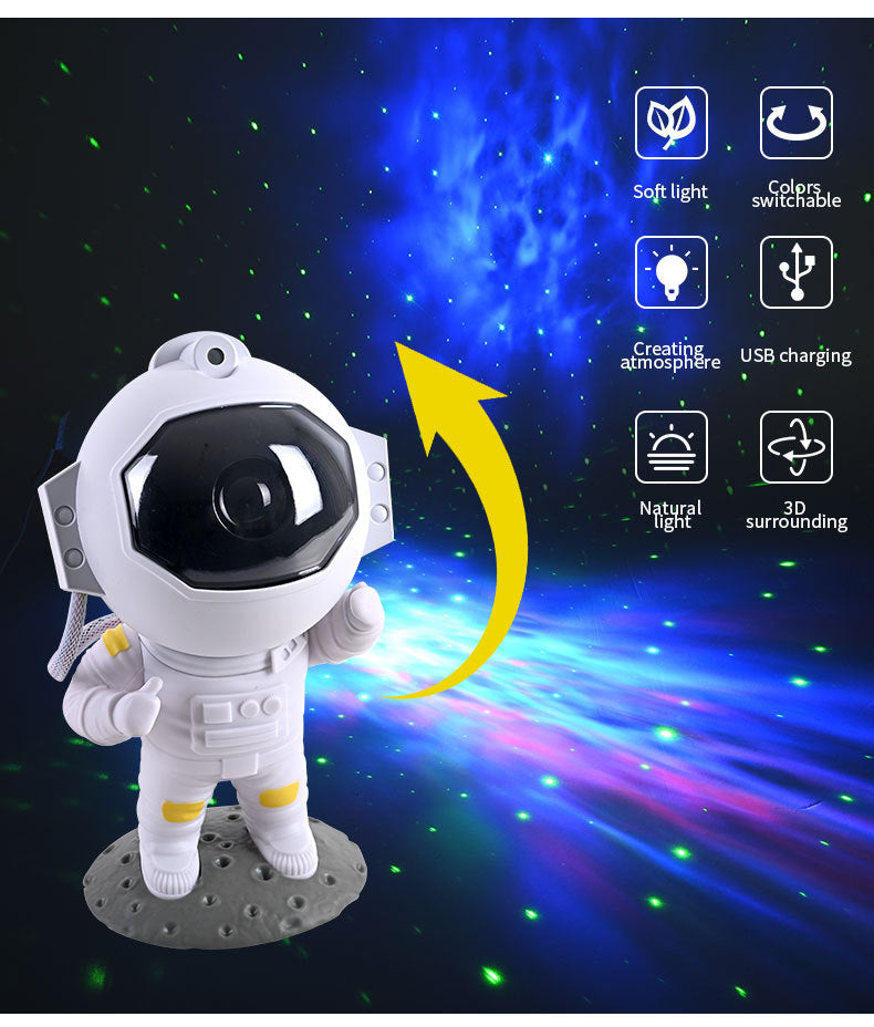Astronaut Galaxy Projector Night Light