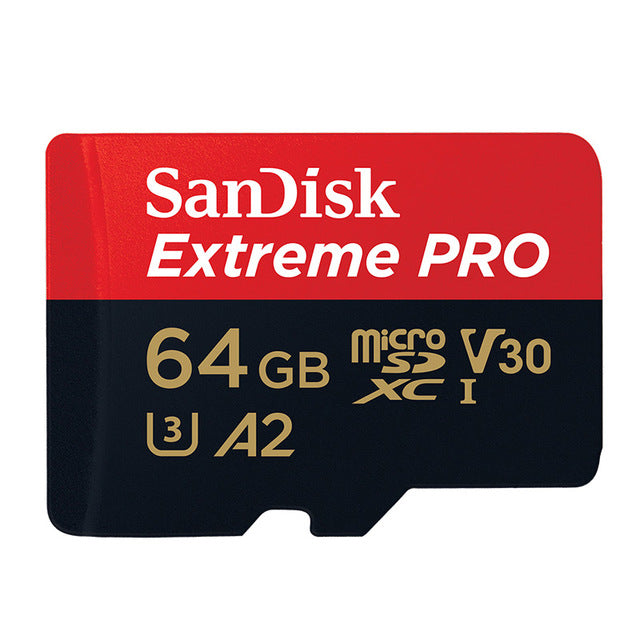Original Sandisk Extreme Pro Micro SD Card up to 170MB/s A2 V30 U3 64GB 128GB Sandisk TF Card Memory Card With SD Adapter