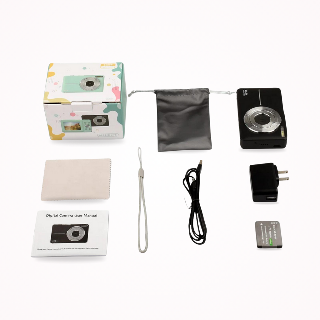 Vintage Digital Camera 1080P Compact Retro Camera with Screen