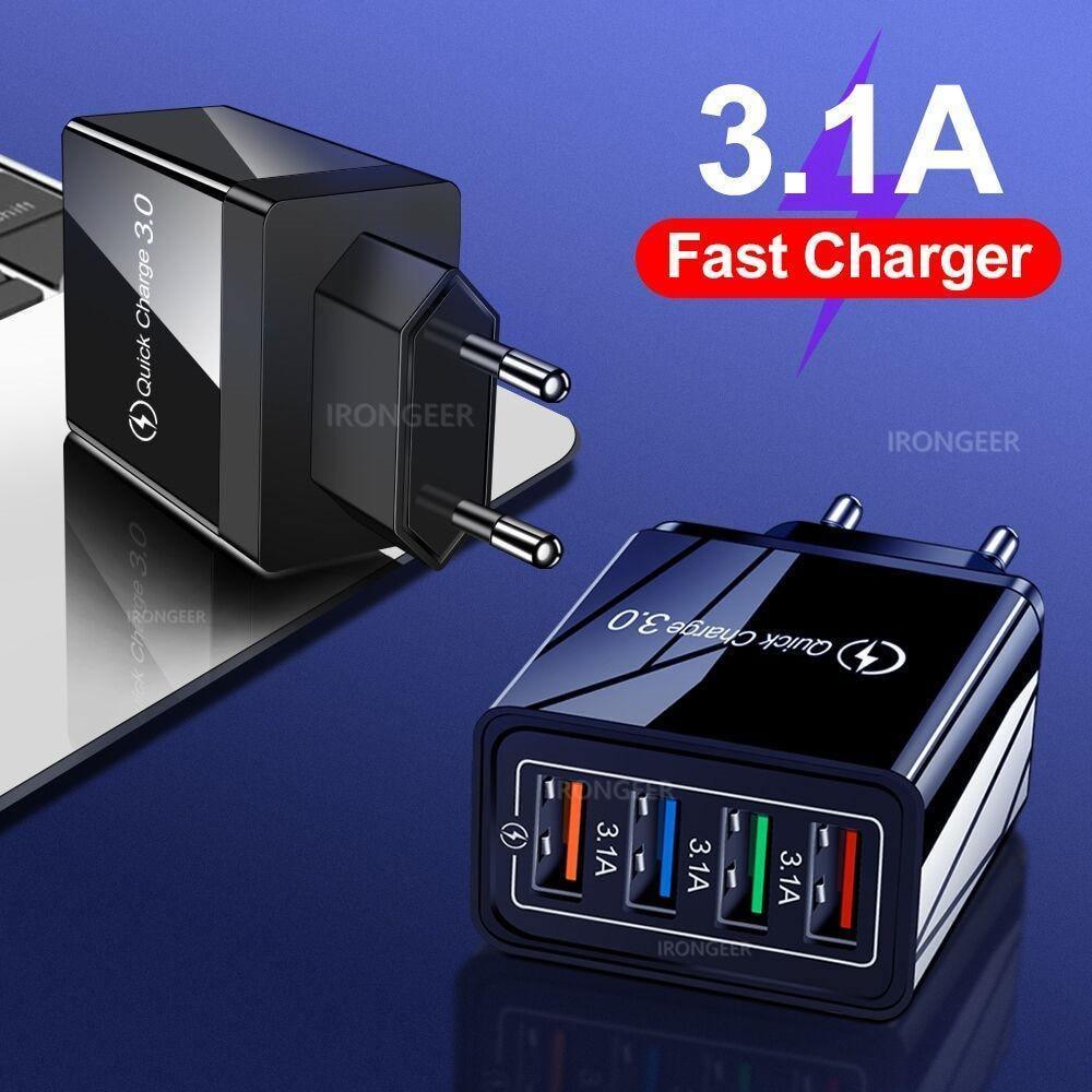3-Port USB Wall Charger