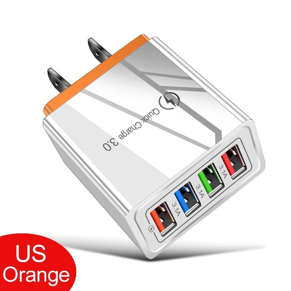 3-Port USB Wall Charger