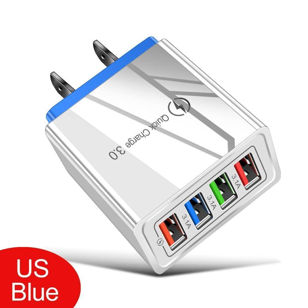 3-Port USB Wall Charger