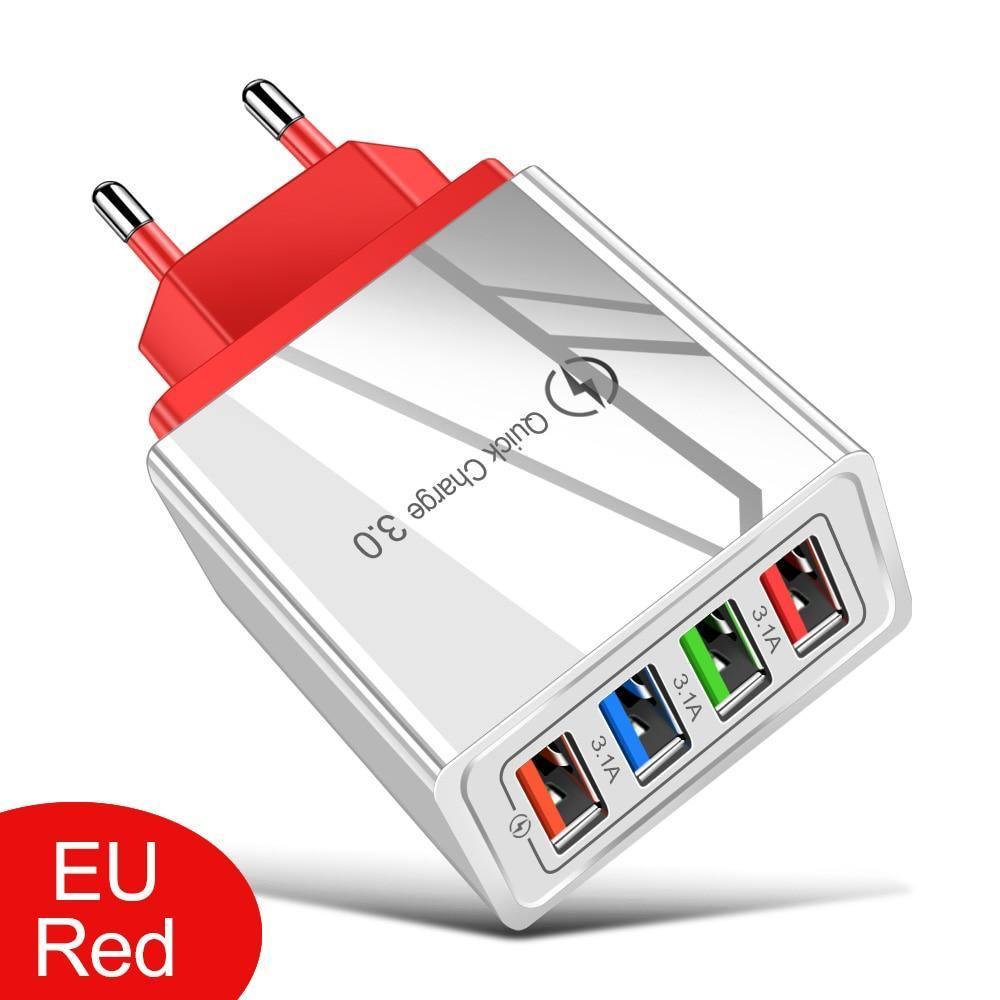 3-Port USB Wall Charger
