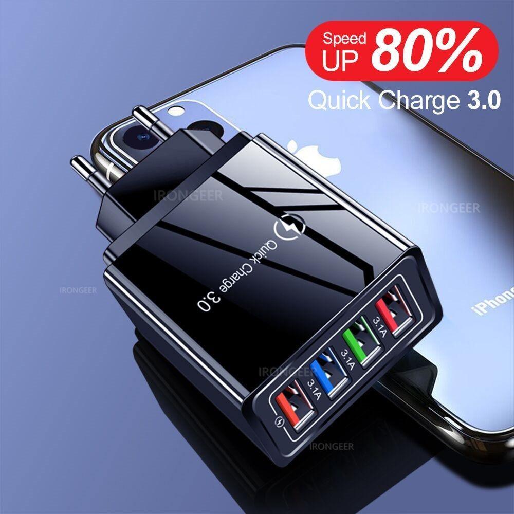 3-Port USB Wall Charger