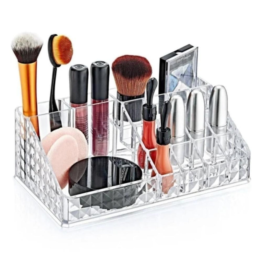 Clear Diamond Makeup Organizer