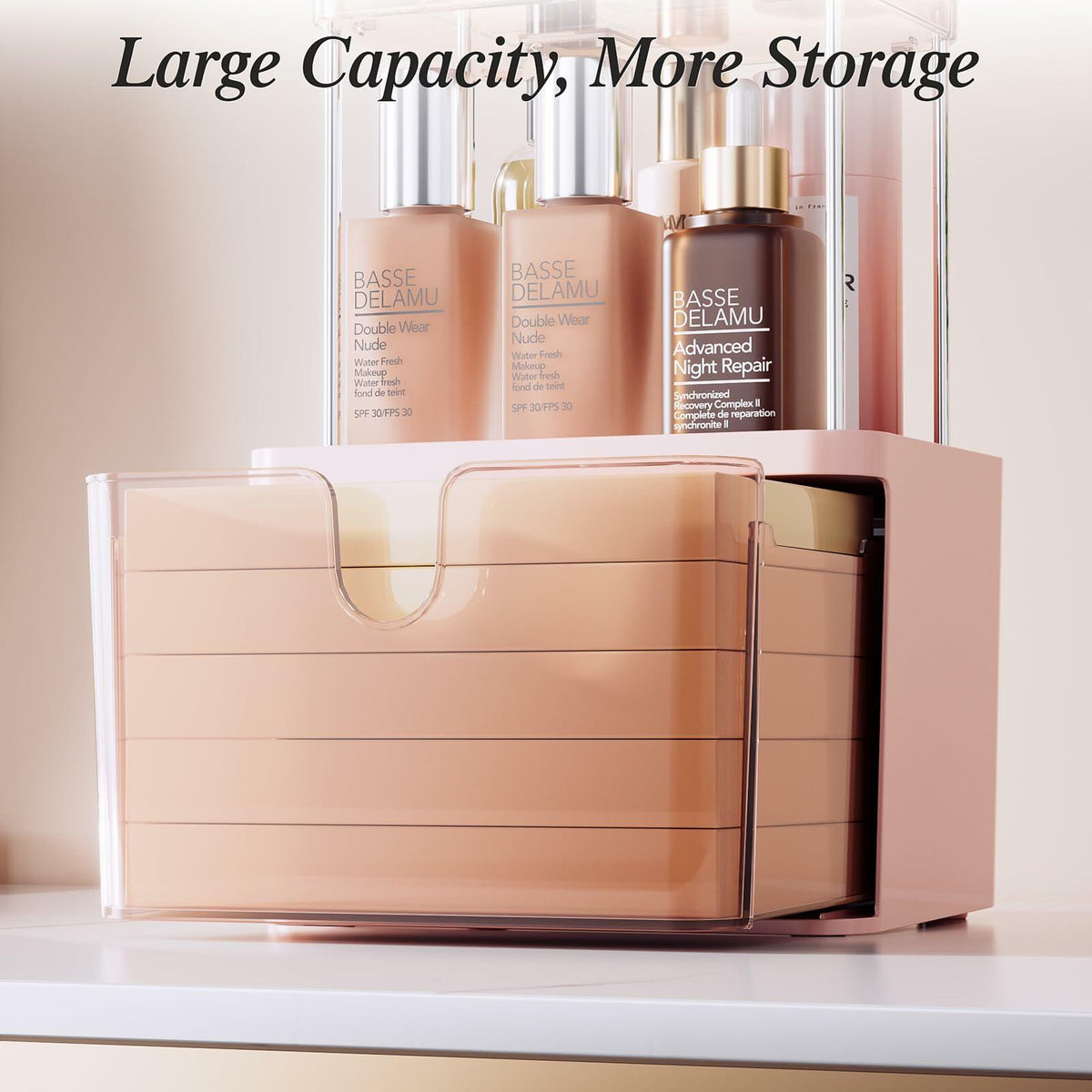 3-Tier Vanity Organizer with Drawers