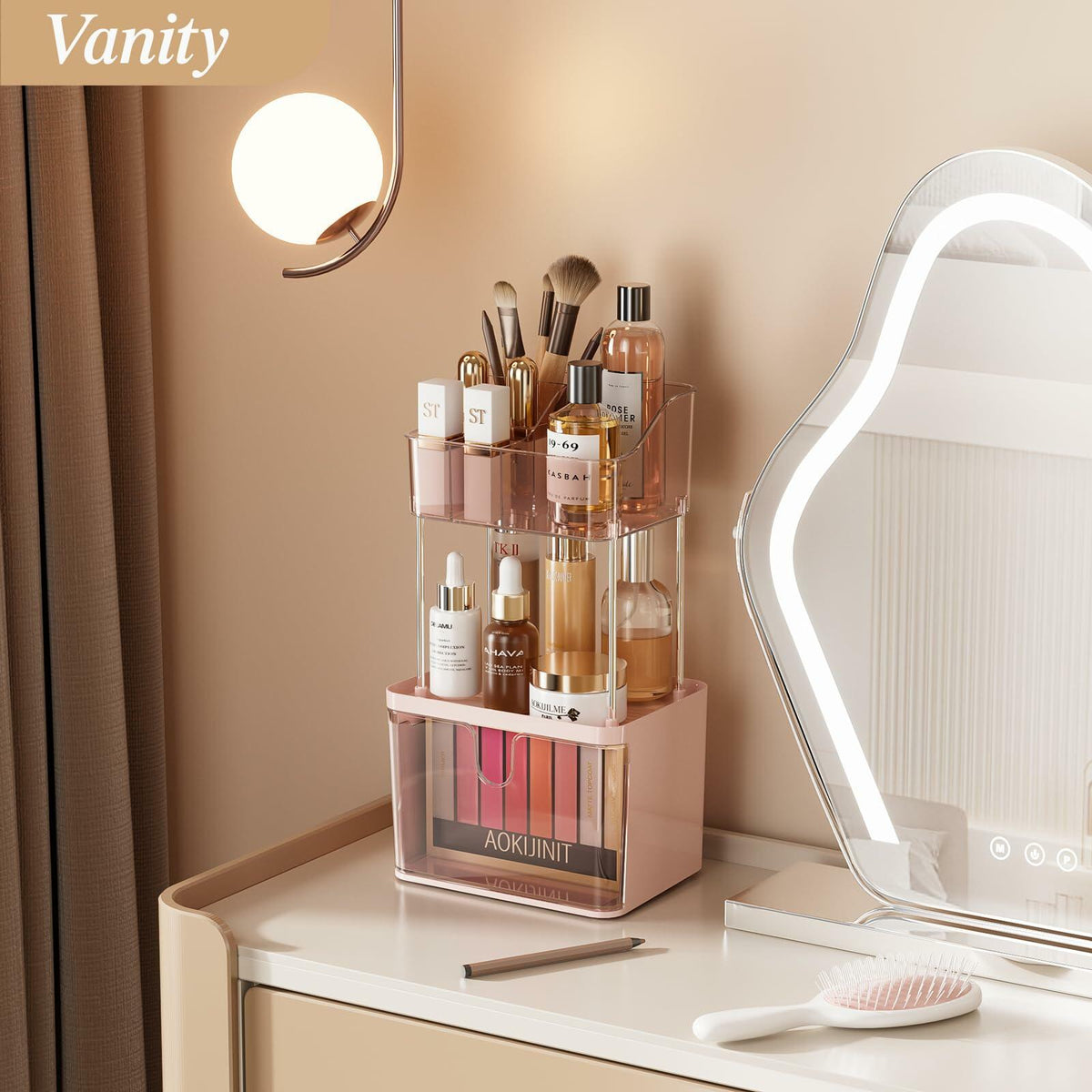 3-Tier Vanity Organizer with Drawers